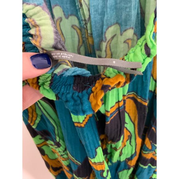 Anthropologie Summer Breeze Wide-Leg Jumpsuit size small - Picture 8 of 8